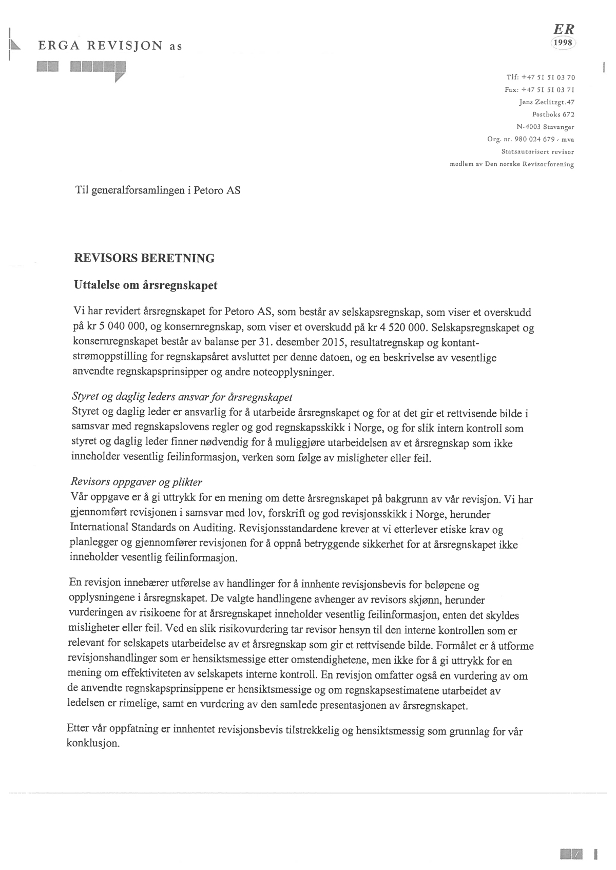 RevisorsBeretningErga2015-1