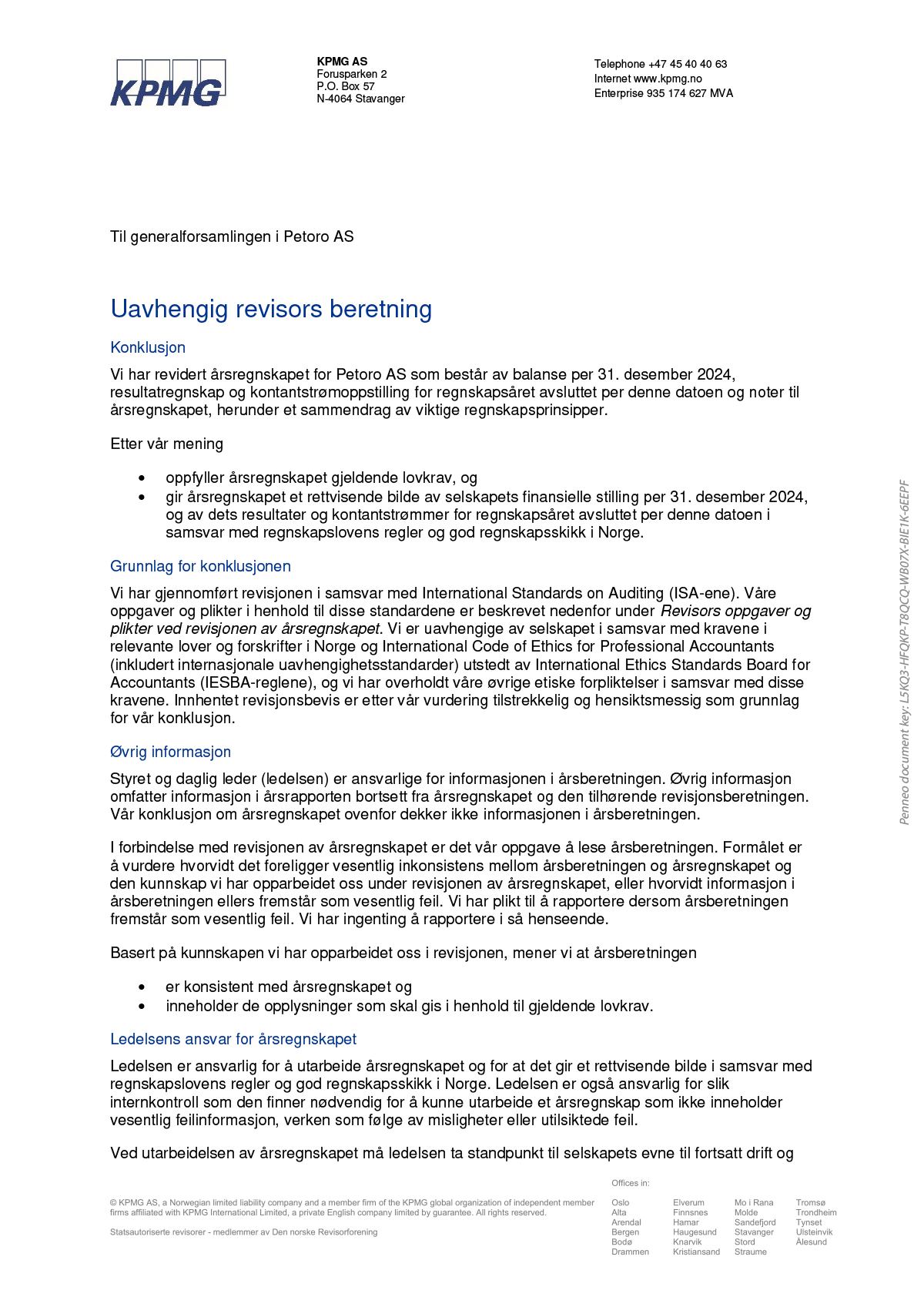 Petoro-Revisjonsberetning-2024-KPMG-1