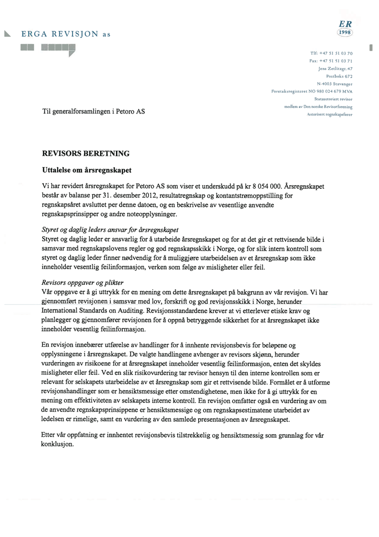 revisorsberetning-petoro-2012-s1