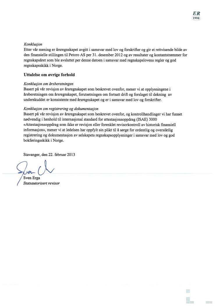 revisorsberetning-petoro-2012-s2